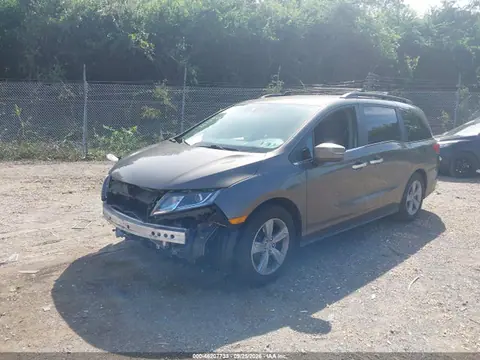 2019 Honda ODYSSEY EX VIN 5FNRL6H58KB077009 фото 2