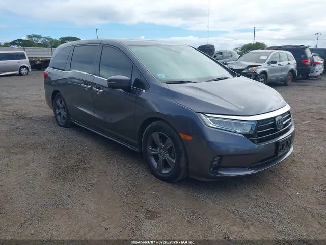 2022 Honda ODYSSEY EX VIN 5FNRL6H50NB029248 фото 1