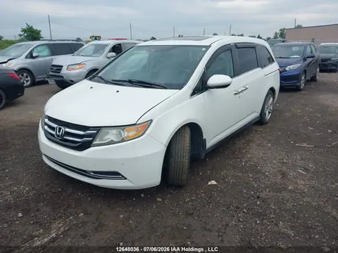 2014 Honda ODYSSEY EXL VIN 5FNRL5H65EB504007 фото 2