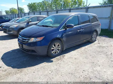 2014 Honda ODYSSEY EXL VIN 5FNRL5H6XEB512930 фото 2