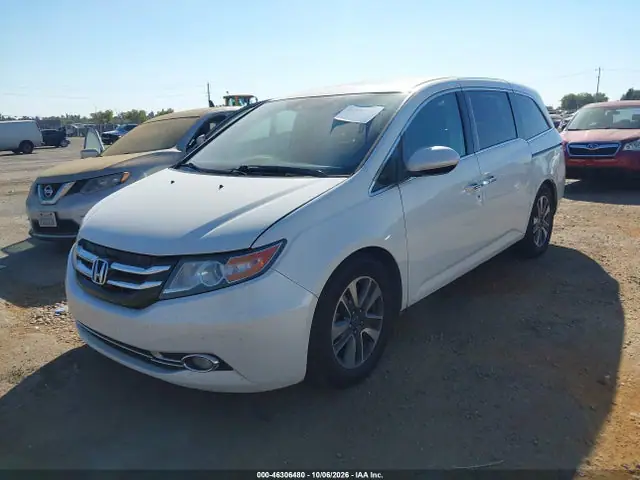 5FNRL5H96FB122791 — 2015 Honda Odyssey Touring/Touring Elite, фото 2 с аукциона IAAI 14.10.2026, Естественный износ