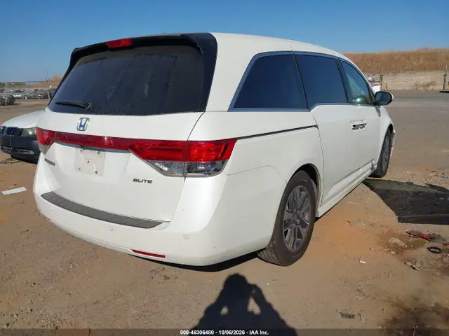 5FNRL5H96FB122791 — 2015 Honda Odyssey Touring/Touring Elite, фото 4 с аукциона IAAI 14.10.2026, Естественный износ