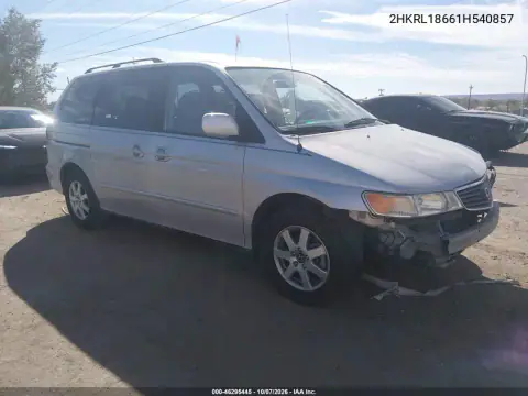 2HKRL18661H540857 — 2001 Honda Odyssey, Передняя часть, фото до ремонта