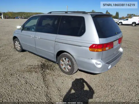 5FNRL18603B116219 — 2003 Honda Odyssey, фото 4 с аукциона IAAI, Естественный износ