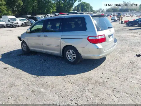2005 Honda Odyssey Ex VIN 5FNRL38475B106879 фото 4