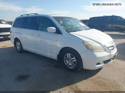 5FNRL38656B410070 — 2006 Honda Odyssey, Передняя часть, фото до ремонта