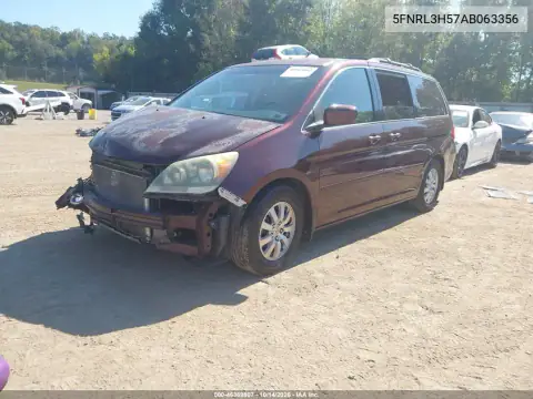 5FNRL3H57AB063356 — 2010 Honda Odyssey, фото 2 с аукциона IAAI, Передняя часть