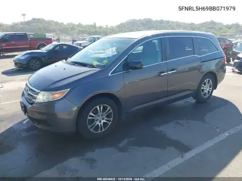 5FNRL5H69BB071979 — 2011 Honda Odyssey, фото 3 с аукциона IAAI, Град