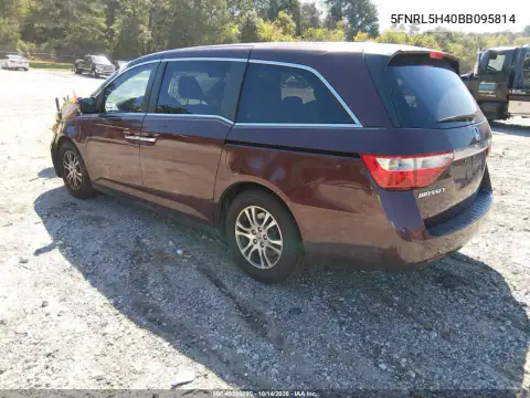 5FNRL5H40BB095814 — 2011 Honda Odyssey, фото 4 с аукциона IAAI, Передняя часть