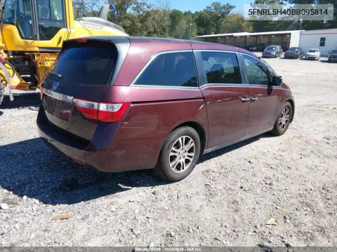 5FNRL5H40BB095814 — 2011 Honda Odyssey, фото 5 с аукциона IAAI, Передняя часть