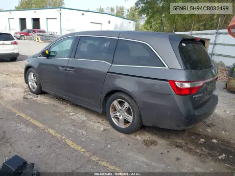 2012 Honda Odyssey Touring/Touring Elite VIN 5FNRL5H94CB032499 фото 4