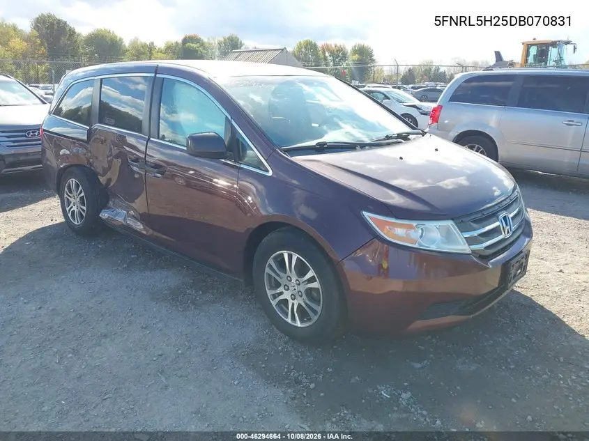 2013 Honda Odyssey Lx VIN 5FNRL5H25DB070831 фото 2