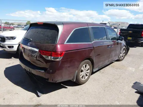 2014 Honda Odyssey Ex VIN 5FNRL5H4XEB066955 фото 5