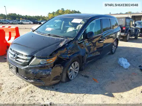 5FNRL5H6XEB024948 — 2014 Honda Odyssey, фото 2 с аукциона IAAI, Боковая часть