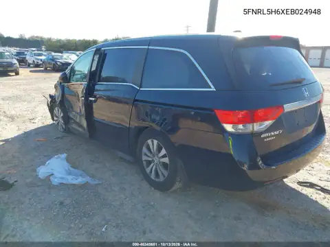 5FNRL5H6XEB024948 — 2014 Honda Odyssey, фото 3 с аукциона IAAI, Боковая часть