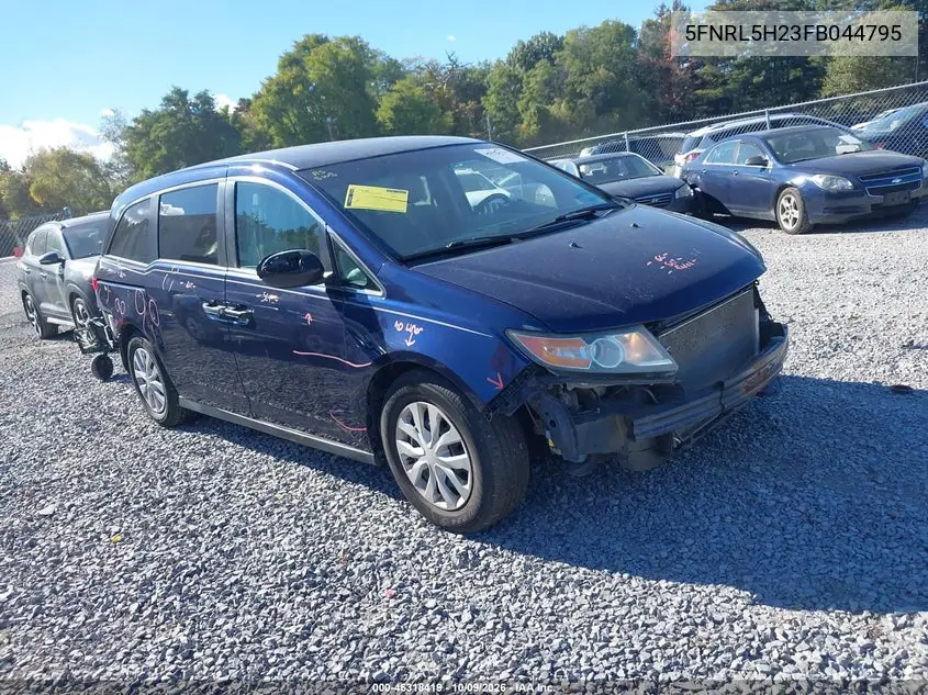 2015 Honda Odyssey Lx VIN 5FNRL5H23FB044795 фото 2
