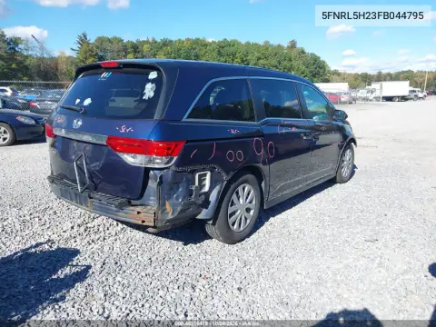 2015 Honda Odyssey Lx VIN 5FNRL5H23FB044795 фото 5