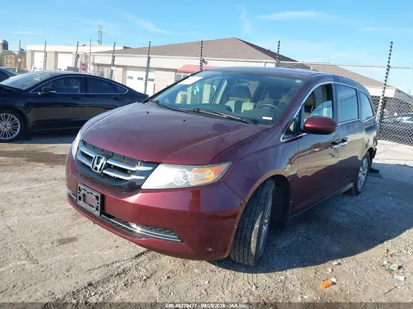 5FNRL5H33GB075877 — 2016 Honda Odyssey, фото 2 с аукциона IAAI, Задняя часть