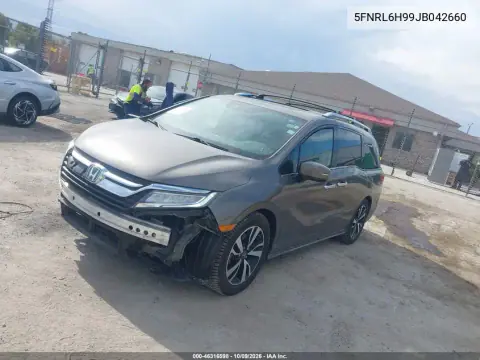 2018 Honda Odyssey Elite VIN 5FNRL6H99JB042660 фото 3