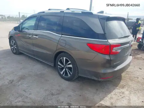 2018 Honda Odyssey Elite VIN 5FNRL6H99JB042660 фото 4