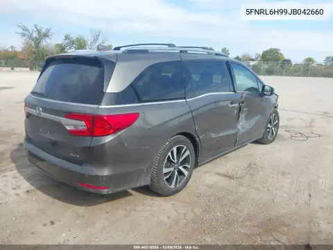 2018 Honda Odyssey Elite VIN 5FNRL6H99JB042660 фото 5