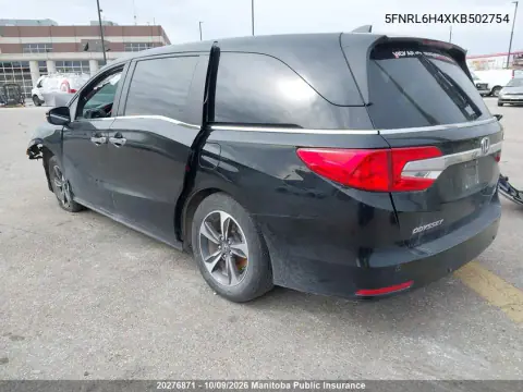 2019 Honda Odyssey Ex VIN 5FNRL6H4XKB502754 фото 3
