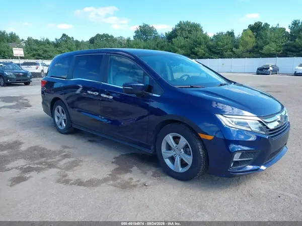 5FNRL6H5XKB086374 — 2019 Honda Odyssey, Передняя часть слева (Left Front), фото до ремонта