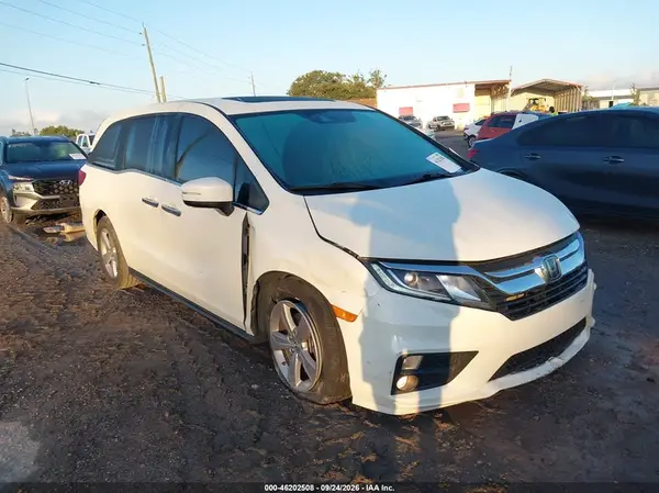 5FNRL6H70KB103748 — 2019 Honda Odyssey, Передняя часть слева (Left Front), фото до ремонта