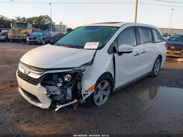 5FNRL6H70KB103748 — 2019 Honda Odyssey, фото 2 с аукциона IAAI 09.10.2026, Передняя часть слева