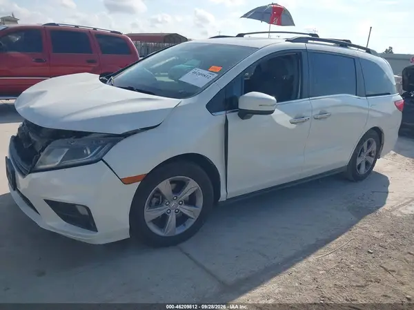5FNRL6H70KB113695 — 2019 Honda Odyssey, фото 2 с аукциона IAAI, Передняя часть слева