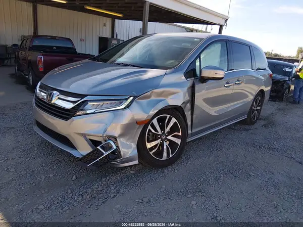 5FNRL6H94KB126371 — 2019 Honda Odyssey, фото 2 с аукциона IAAI, Передняя часть слева
