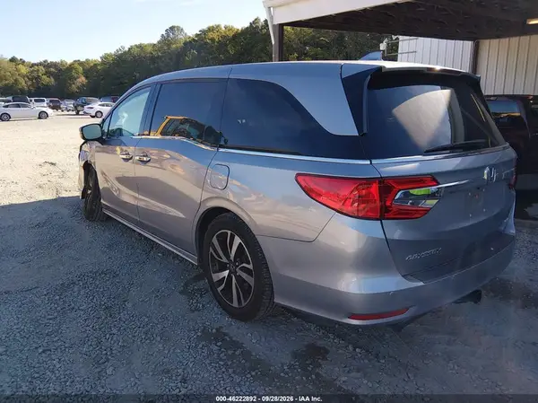 5FNRL6H94KB126371 — 2019 Honda Odyssey, фото 3 с аукциона IAAI, Передняя часть слева