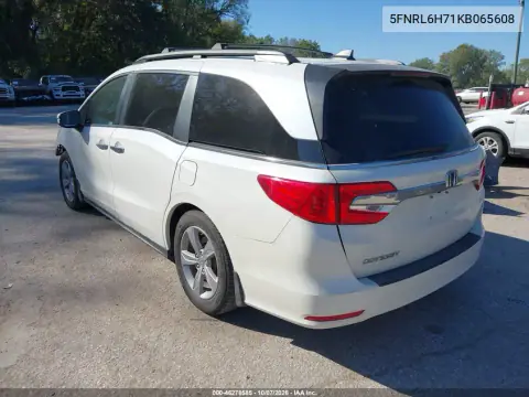 2019 Honda Odyssey Ex-L VIN 5FNRL6H71KB065608 фото 4