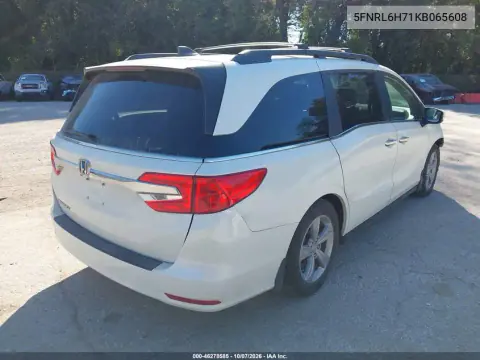2019 Honda Odyssey Ex-L VIN 5FNRL6H71KB065608 фото 5