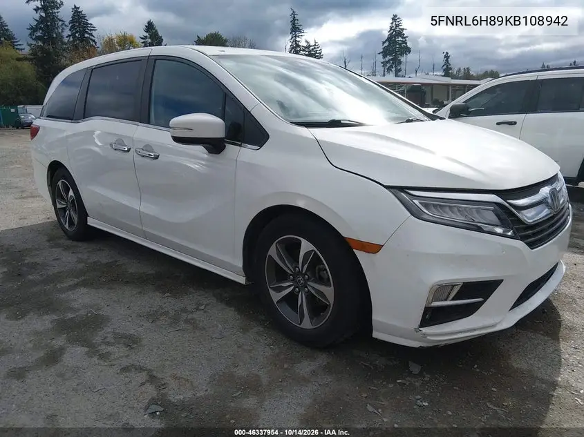 5FNRL6H89KB108942 Honda Odyssey 2019 — повреждение Не указано, фото до ремонта
