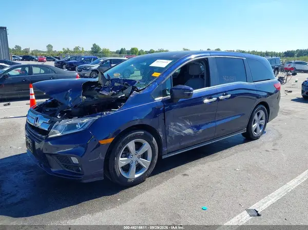 5FNRL6H54LB069345 — 2020 Honda Odyssey, фото 2 с аукциона IAAI, Передняя часть