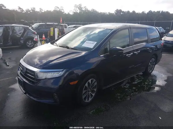5FNRL6H70MB037592 — 2021 Honda Odyssey, фото 2 с аукциона IAAI 14.10.2026, Задняя часть