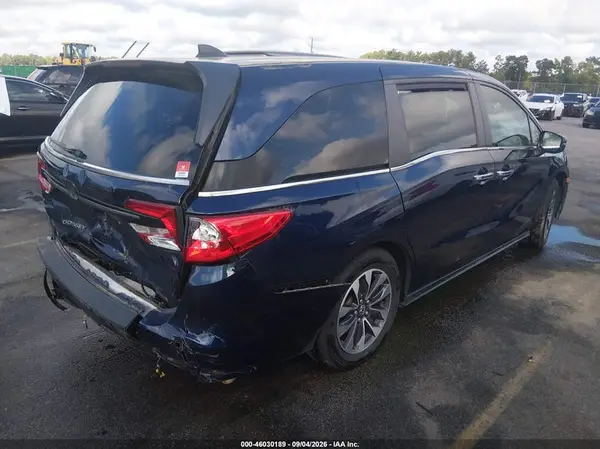 5FNRL6H70MB037592 — 2021 Honda Odyssey, фото 4 с аукциона IAAI 14.10.2026, Задняя часть