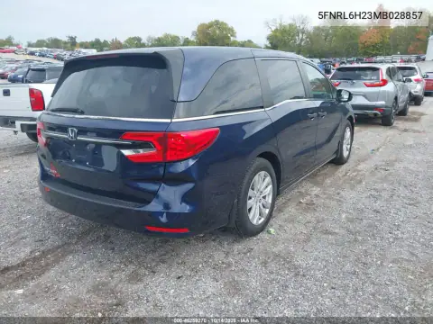 5FNRL6H23MB028857 — 2021 Honda Odyssey, фото 5 с аукциона IAAI, Передняя часть слева