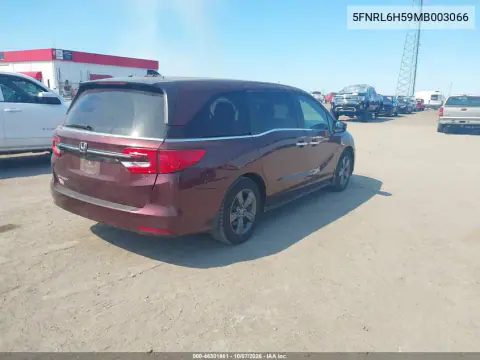 2021 Honda Odyssey Ex VIN 5FNRL6H59MB003066 фото 5