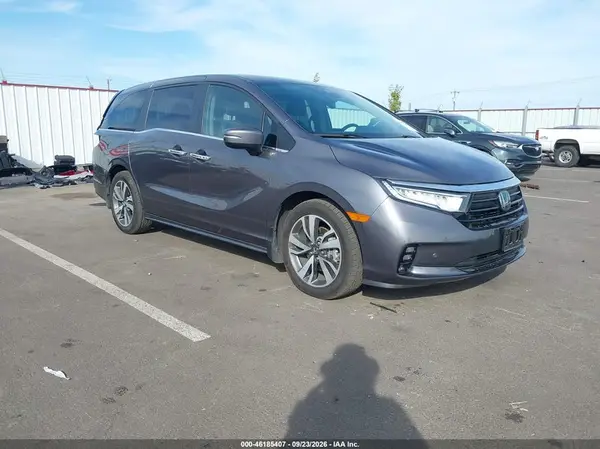 5FNRL6H84PB017911 — 2023 Honda Odyssey, Задняя часть (Rear), фото до ремонта