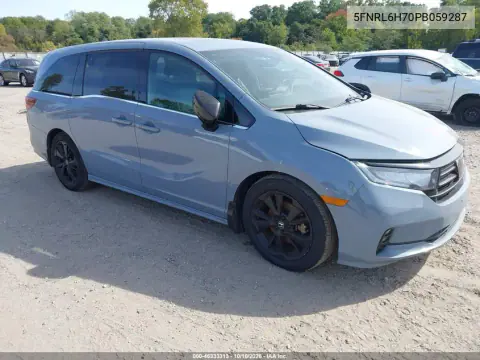 2023 Honda Odyssey Sport VIN 5FNRL6H70PB059287 фото 2
