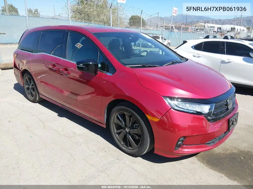 5FNRL6H7XPB061936 — 2023 Honda Odyssey, фото 2 с аукциона IAAI, Не указано
