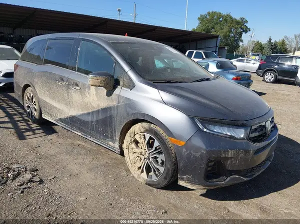 5FNRL6H98SB012163 — 2025 Honda Odyssey, Подтопление (Flood), фото до ремонта
