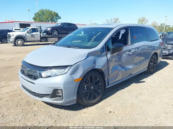 2026 HONDA ODYSSEY VIN 5FNRL6H75TB044343 фото 2