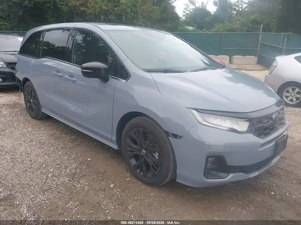 5FNRL6H79TB030378 — 2026 Honda Odyssey, Задняя часть справа (Right Rear), фото до ремонта