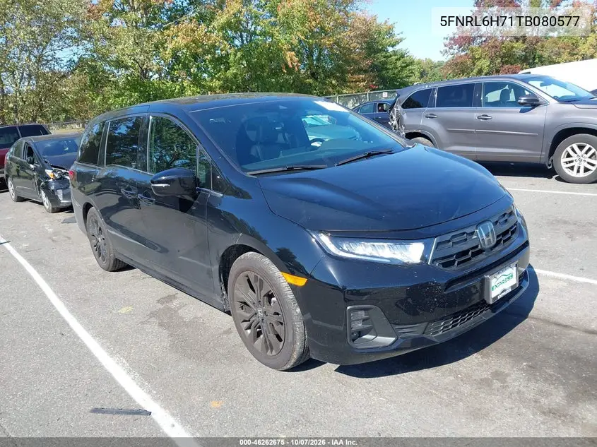 2026 Honda Odyssey Sport-L VIN 5FNRL6H71TB080577 фото 2