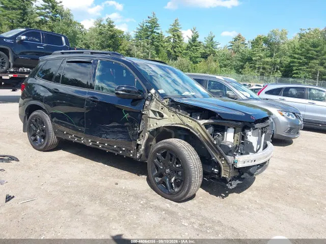 2024 Honda Passport Awd Black VIN 5FNYF8H85RB003016 фото 1