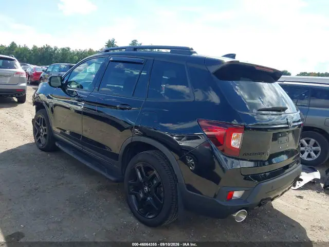 2024 Honda Passport Awd Black VIN 5FNYF8H85RB003016 фото 3