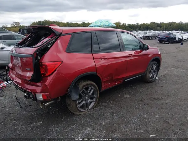 5FNYF8H52NB018279 — 2022 Honda Passport, фото 4 с аукциона IAAI, Задняя часть